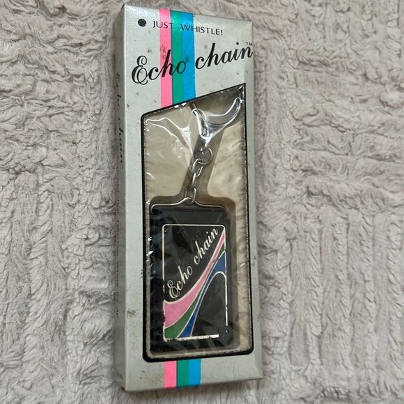 Rare Vintage Echo Chain Whistle Key Finder Key Tracer in original packaging - Picture 10 of 16